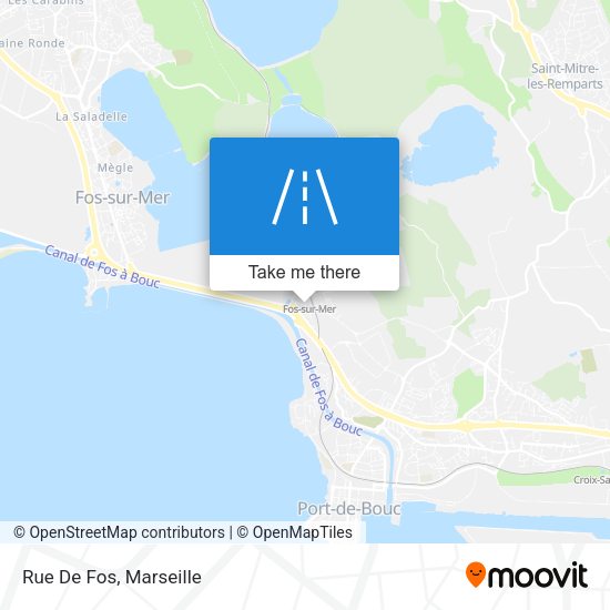 Rue De Fos map