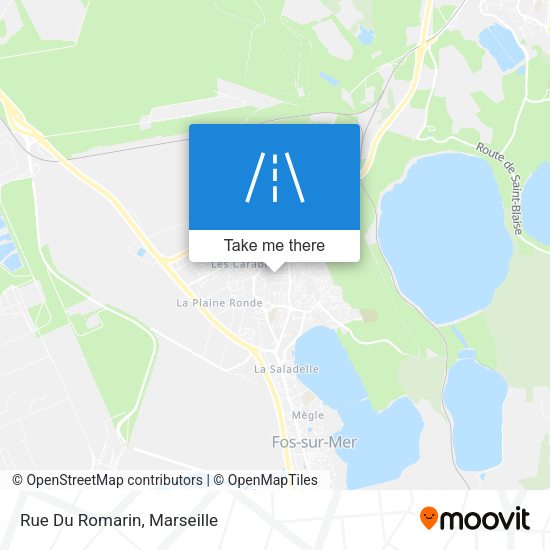Rue Du Romarin map