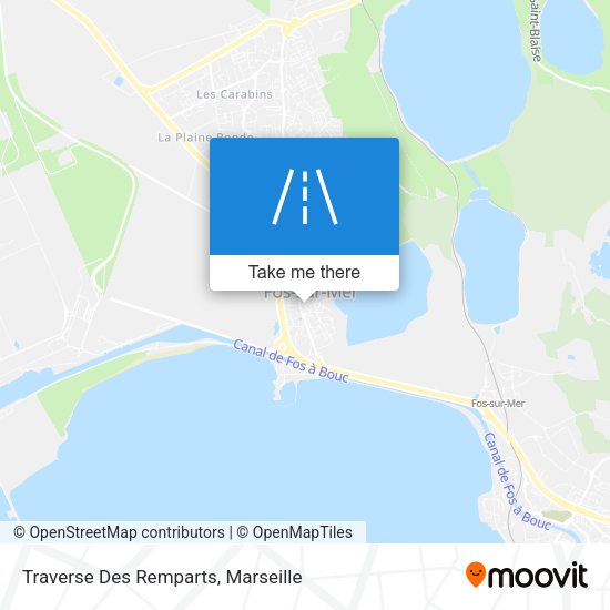 Traverse Des Remparts map