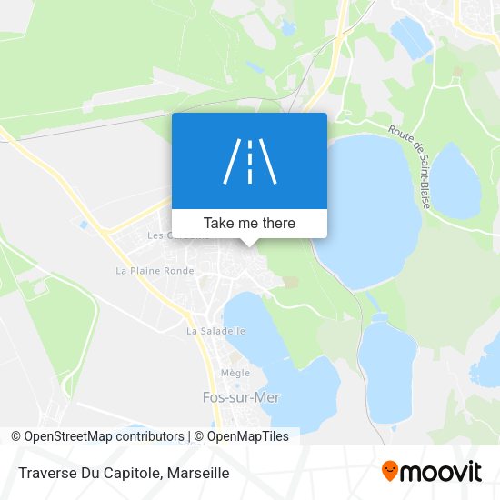 Traverse Du Capitole map