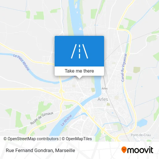 Rue Fernand Gondran map