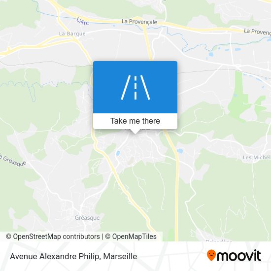 Avenue Alexandre Philip map