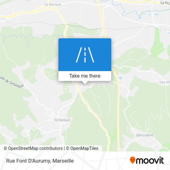 Rue Font D'Aurumy map