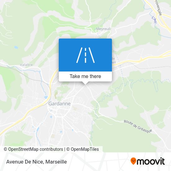 Avenue De Nice map