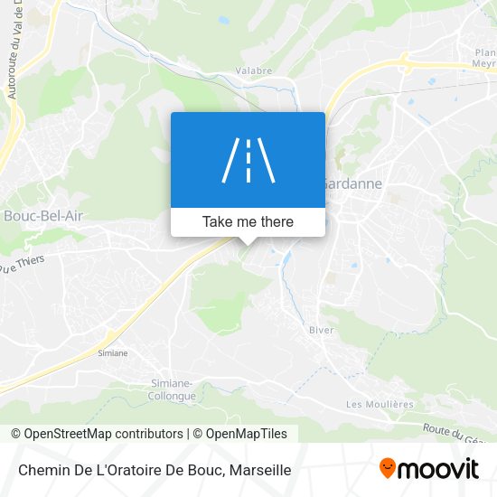 Chemin De L'Oratoire De Bouc map