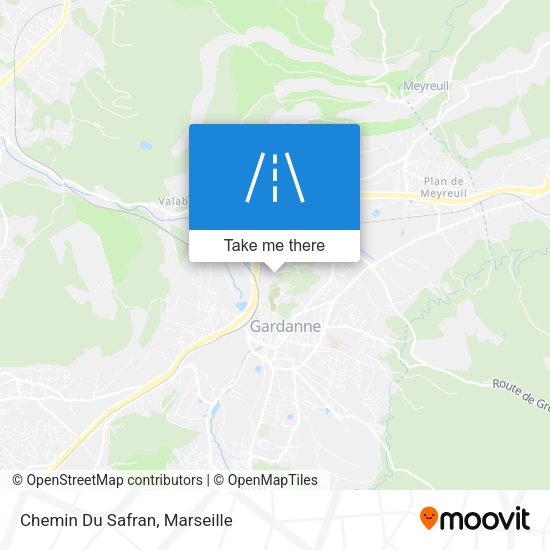 Chemin Du Safran map