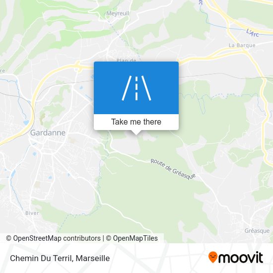 Chemin Du Terril map