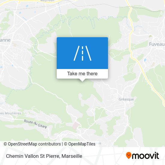 Chemin Vallon St Pierre map