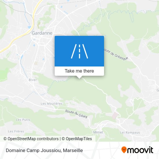 Domaine Camp Joussiou map