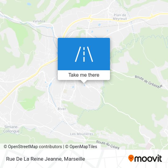 Rue De La Reine Jeanne map