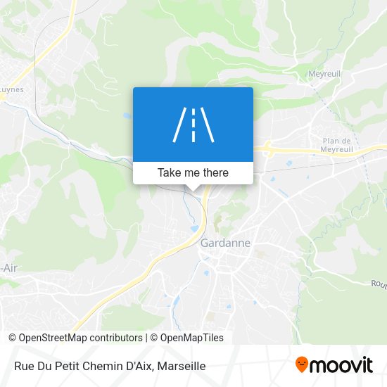 Rue Du Petit Chemin D'Aix map