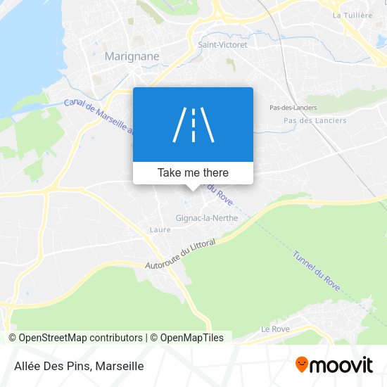 Allée Des Pins map