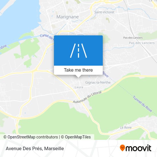 Avenue Des Prés map