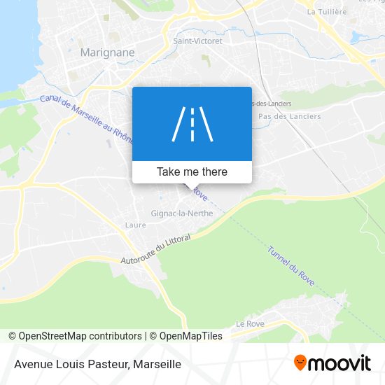 Avenue Louis Pasteur map