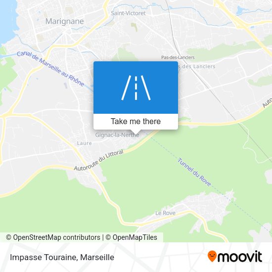 Impasse Touraine map
