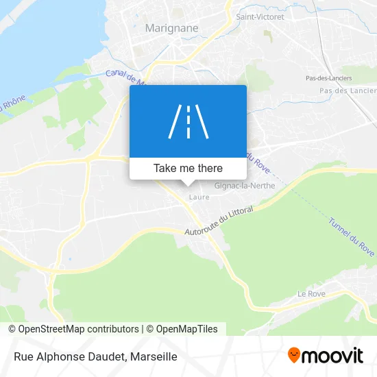 Rue Alphonse Daudet map