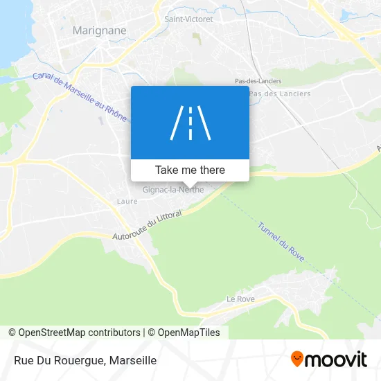 Rue Du Rouergue map