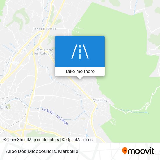 Allée Des Micocouliers map