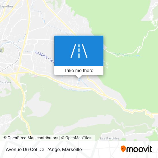 Avenue Du Col De L'Ange map