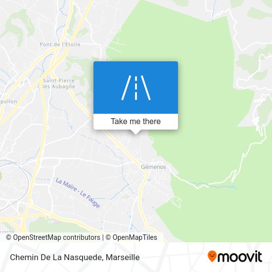 Chemin De La Nasquede map