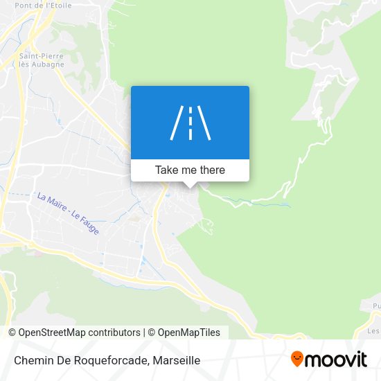 Chemin De Roqueforcade map