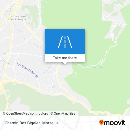 Chemin Des Cigales map