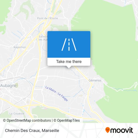 Chemin Des Craux map
