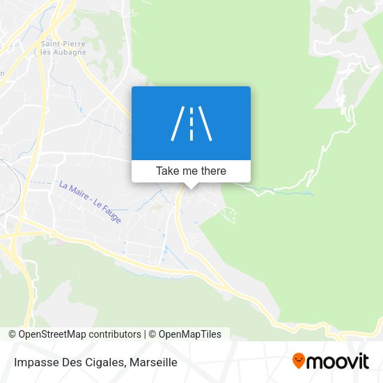 Impasse Des Cigales map
