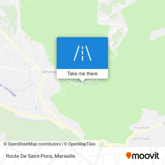 Route De Saint-Pons map