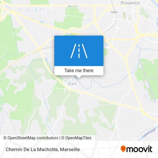 Chemin De La Machotte map