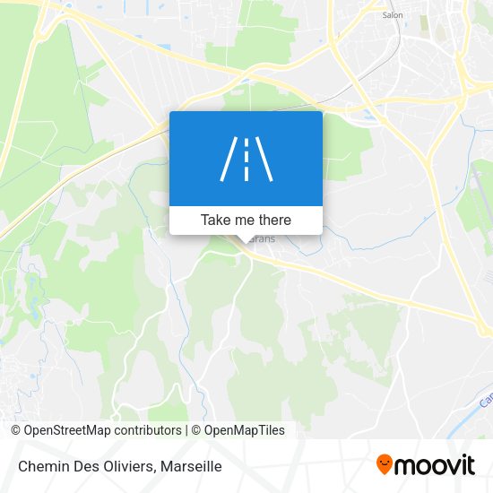 Chemin Des Oliviers map