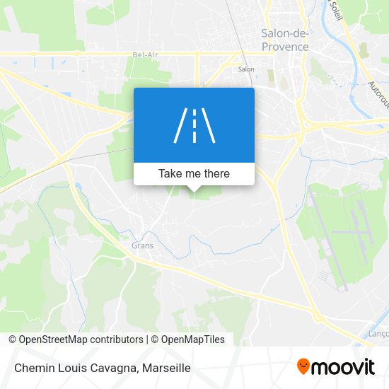 Chemin Louis Cavagna map