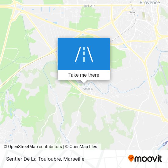 Sentier De La Touloubre map
