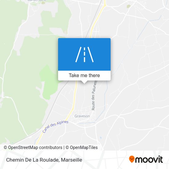 Chemin De La Roulade map