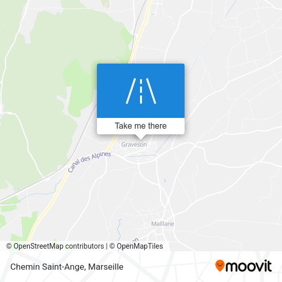 Chemin Saint-Ange map