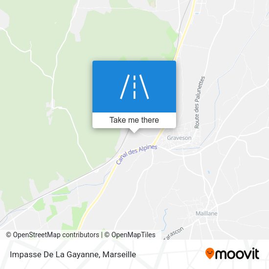 Impasse De La Gayanne map