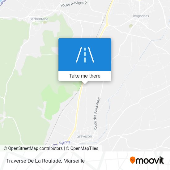 Traverse De La Roulade map