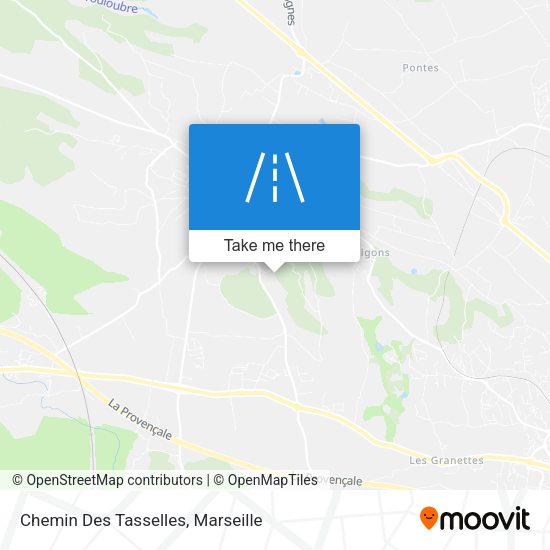 Chemin Des Tasselles map