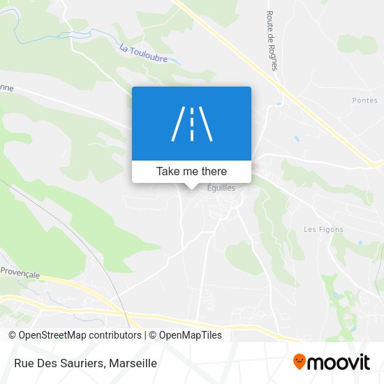 Rue Des Sauriers map