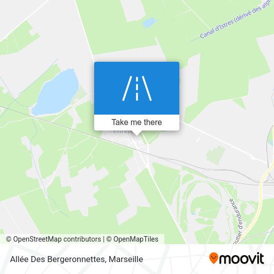 Allée Des Bergeronnettes map