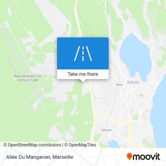 Allée Du Manganier map