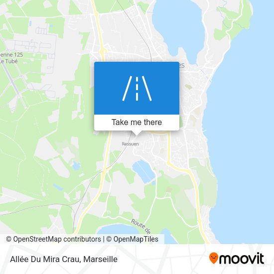 Allée Du Mira Crau map