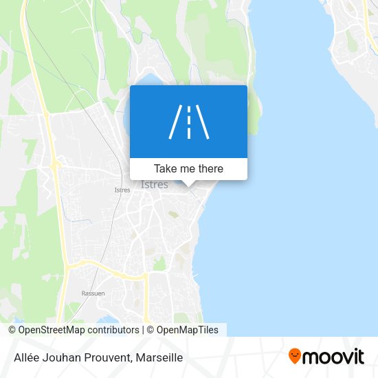 Allée Jouhan Prouvent map
