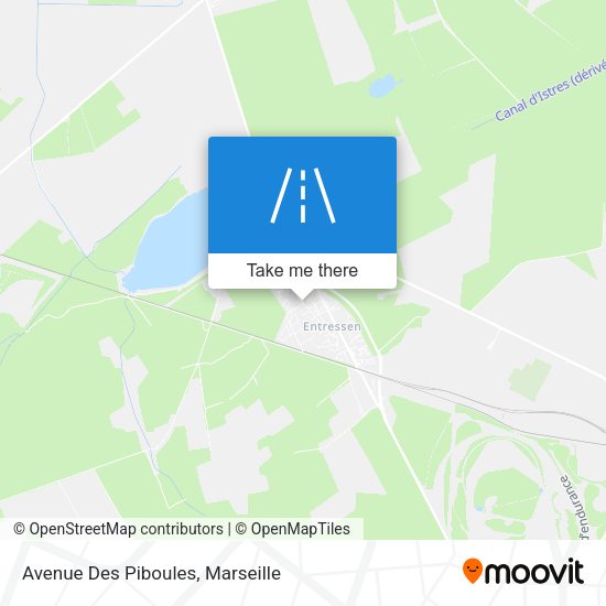 Avenue Des Piboules map
