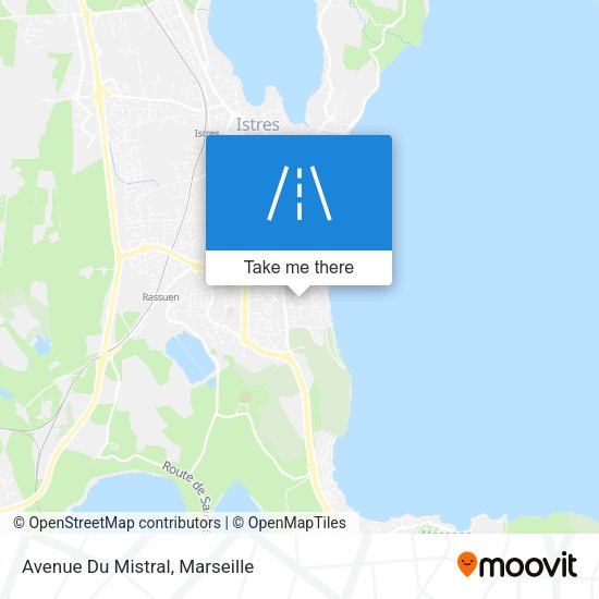 Avenue Du Mistral map