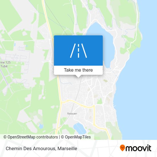 Chemin Des Amourous map