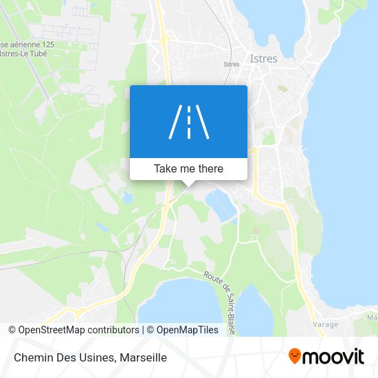 Chemin Des Usines map