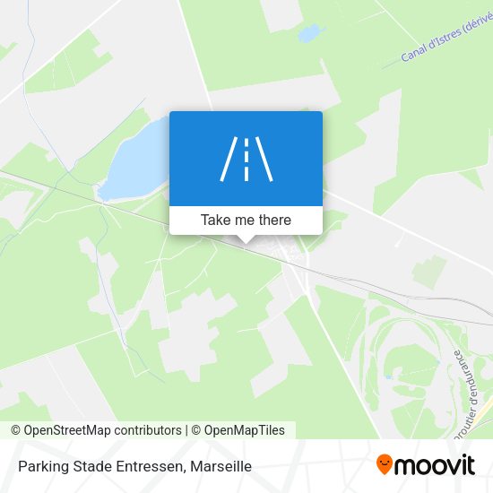 Parking Stade Entressen map