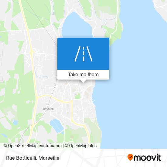 Rue Botticelli map