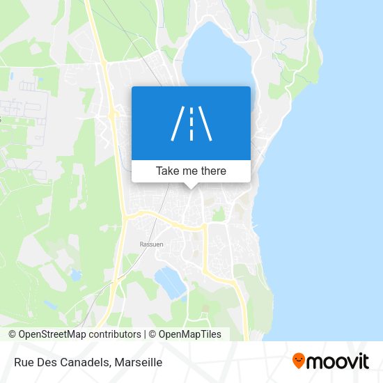 Rue Des Canadels map